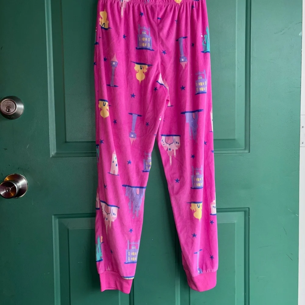 Disney girls 10/12 Princess Pink Pajama Set for Kids